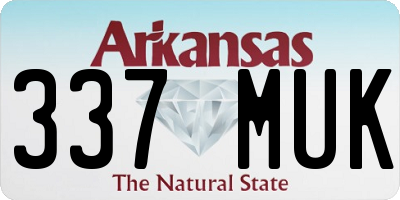 AR license plate 337MUK