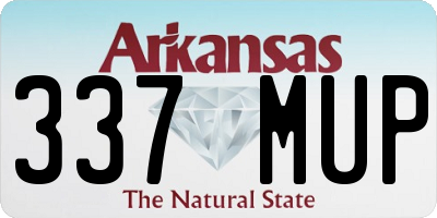 AR license plate 337MUP