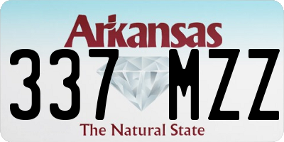 AR license plate 337MZZ