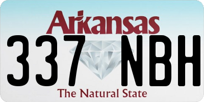 AR license plate 337NBH