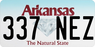 AR license plate 337NEZ