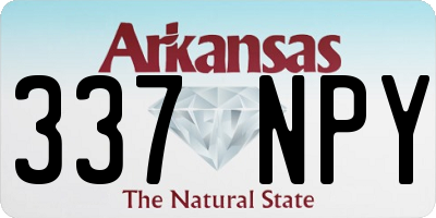 AR license plate 337NPY