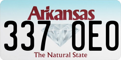 AR license plate 337OEO