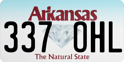 AR license plate 337OHL