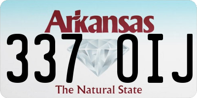 AR license plate 337OIJ
