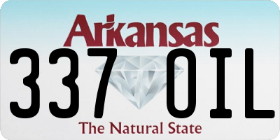 AR license plate 337OIL