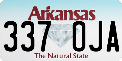 AR license plate 337OJA