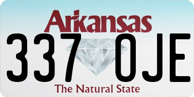 AR license plate 337OJE