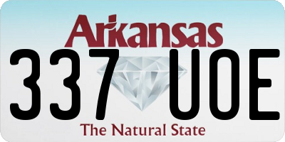 AR license plate 337UOE