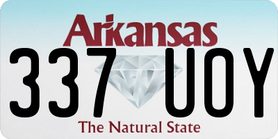AR license plate 337UOY