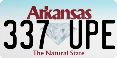 AR license plate 337UPE