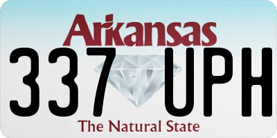AR license plate 337UPH