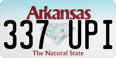 AR license plate 337UPI