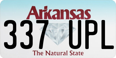 AR license plate 337UPL
