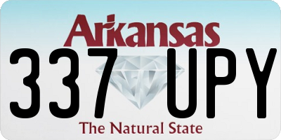 AR license plate 337UPY