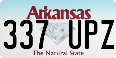 AR license plate 337UPZ