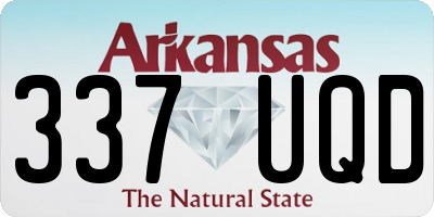 AR license plate 337UQD