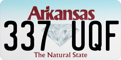 AR license plate 337UQF