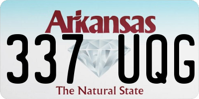 AR license plate 337UQG