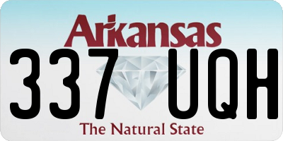 AR license plate 337UQH