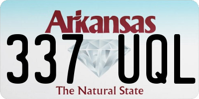 AR license plate 337UQL