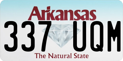 AR license plate 337UQM