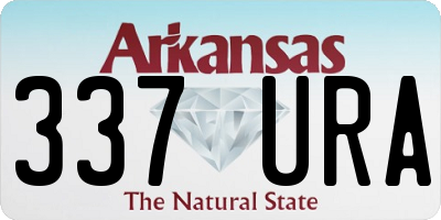 AR license plate 337URA