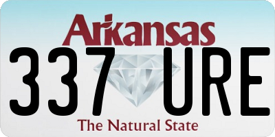 AR license plate 337URE