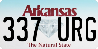 AR license plate 337URG