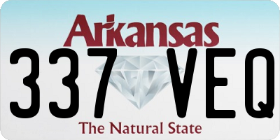 AR license plate 337VEQ