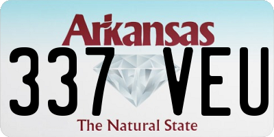 AR license plate 337VEU
