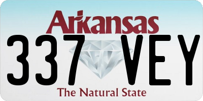 AR license plate 337VEY
