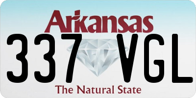 AR license plate 337VGL