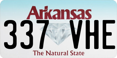 AR license plate 337VHE