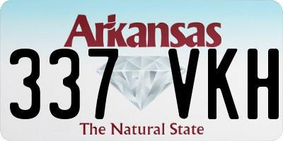 AR license plate 337VKH