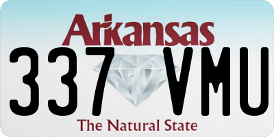 AR license plate 337VMU