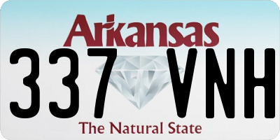 AR license plate 337VNH