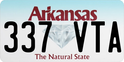 AR license plate 337VTA