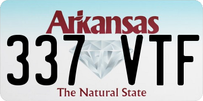 AR license plate 337VTF