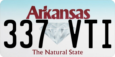 AR license plate 337VTI