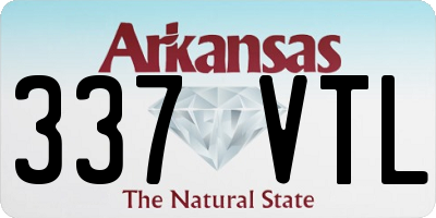 AR license plate 337VTL