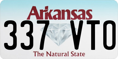 AR license plate 337VTO