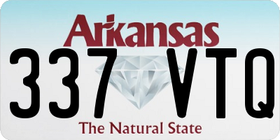 AR license plate 337VTQ