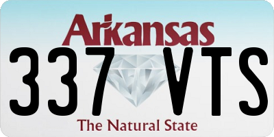 AR license plate 337VTS