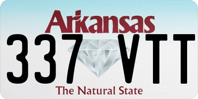 AR license plate 337VTT