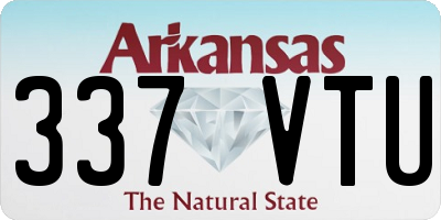 AR license plate 337VTU