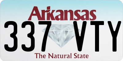 AR license plate 337VTY