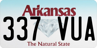 AR license plate 337VUA