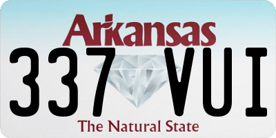 AR license plate 337VUI