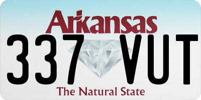 AR license plate 337VUT